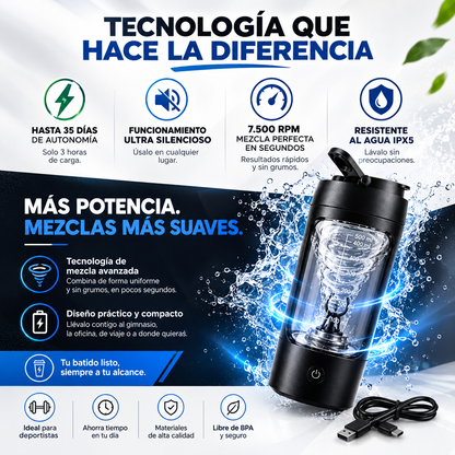 Shaker de Proteína Eléctrico